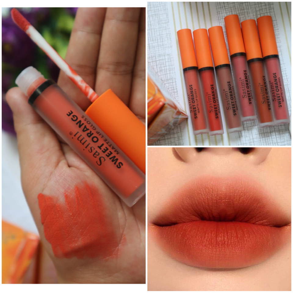 orange lip cream