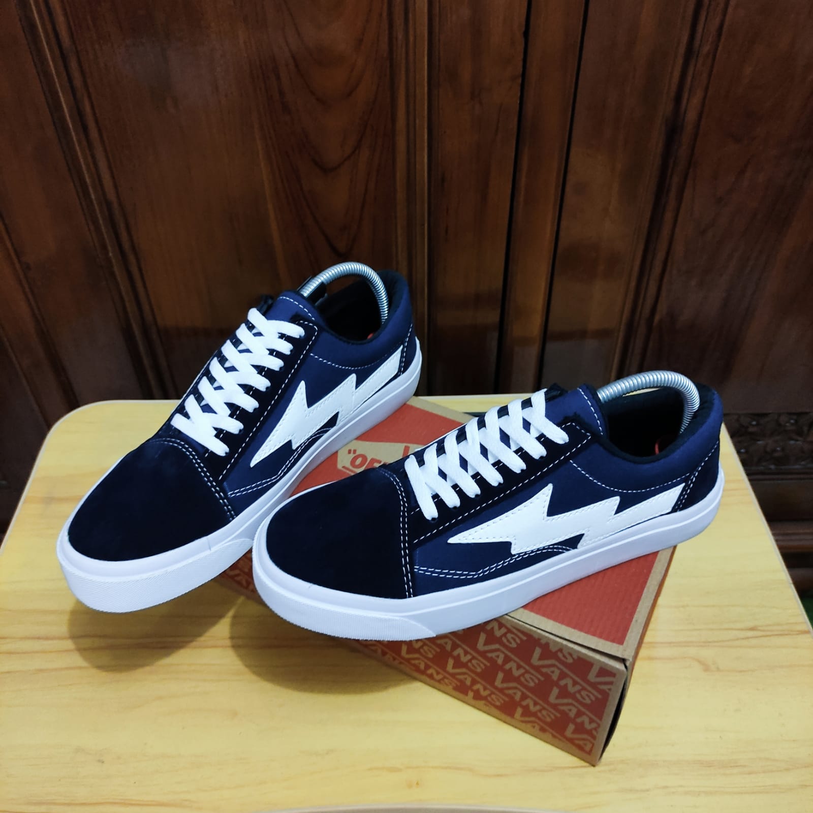 revenge x storm vans blue bandana
