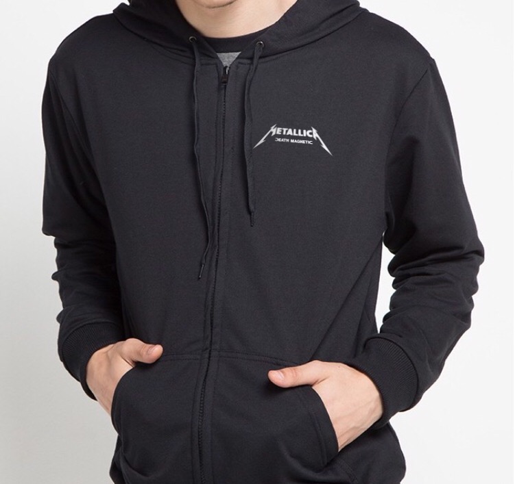 metallica zipper hoodie