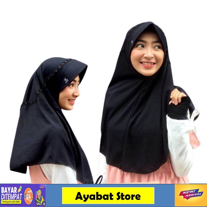 Ayabat Gratis Ongkir Kerudung Sekolah Hijau MI / Kerudung Anak Sekolah TK SD SMP SMA Jilbab Anak SD SMP SMA Serut Pita Renda Samping Murah Terlaris