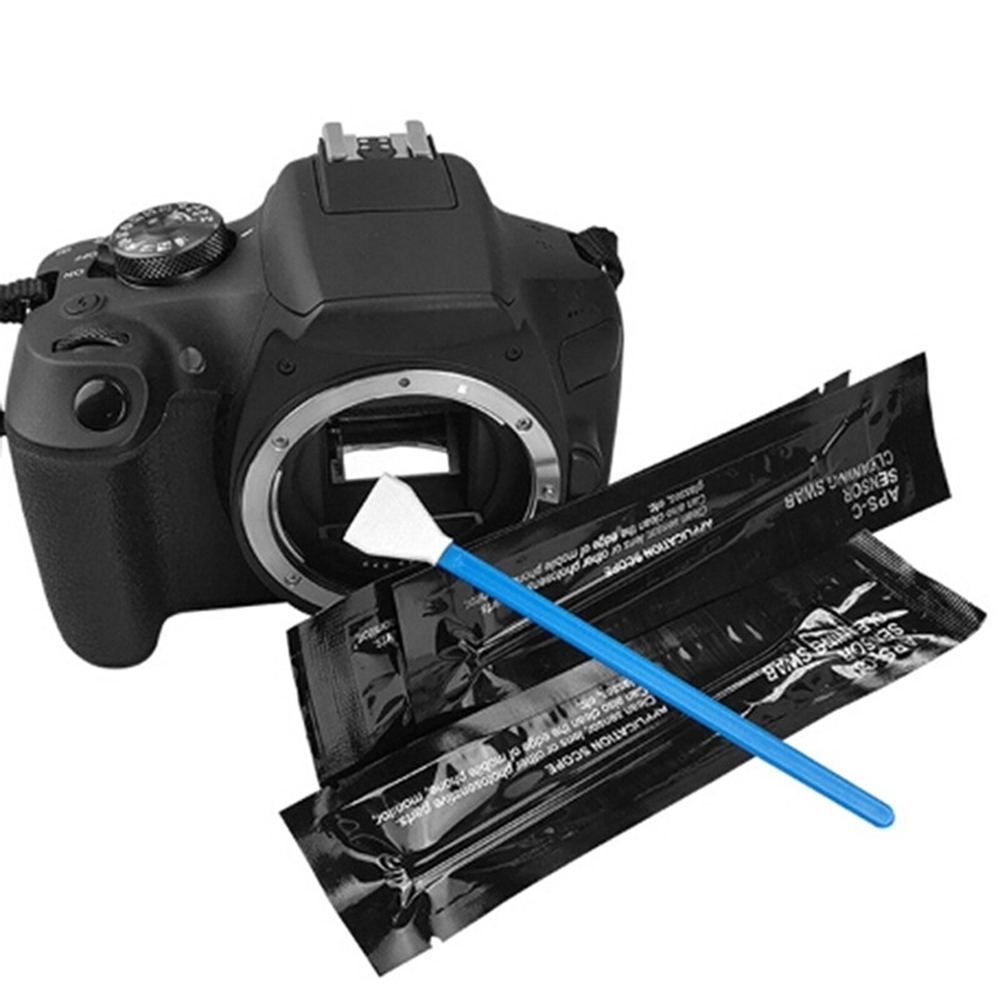 DSLR ฝุ่น-ฟรีกล้องดิจิตอลตัวรับรู้ CCD เซนเซอร์ CMOS เต็มรูปแบบ16มม.แท่งทำความสะอาดทำความสะอาด Swab เลนส์แปรงทำความสะอาดกล้องอุปกรณ์ทำความสะอาดกล้อง