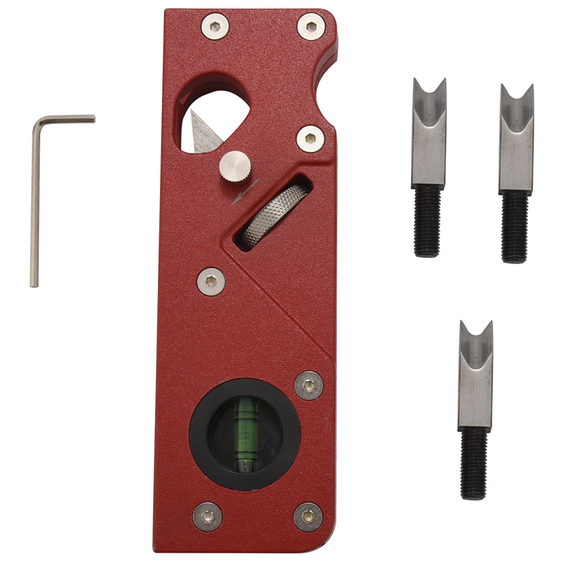 Four Cutter Heads and Chamfer Plane for Woodworking Hand Planer for Edge Planing and Radian Corner Plane Trimming