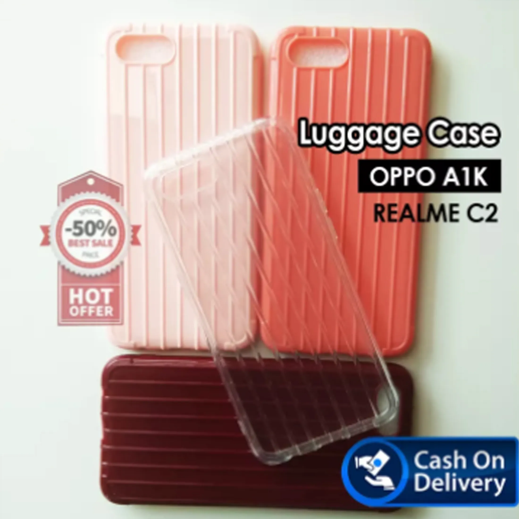 Case Oppo A1k Realme C2 Trunk Koper Case Koper Case Luggage Case Silikon Jelly Case Case Hp Casing Hp Softcase Oppo Realme Realme Glossy High Quality Lazada Indonesia
