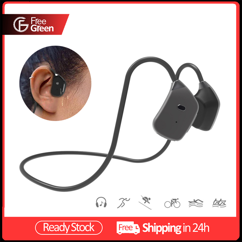 FreeGreen X5 Bone Conduction Tai Nghe, Tai Nghe Không Dây Bluetooth 5.0, Tai Nghe Thể Thao Chống Nước IPX5 Với RAM 16G