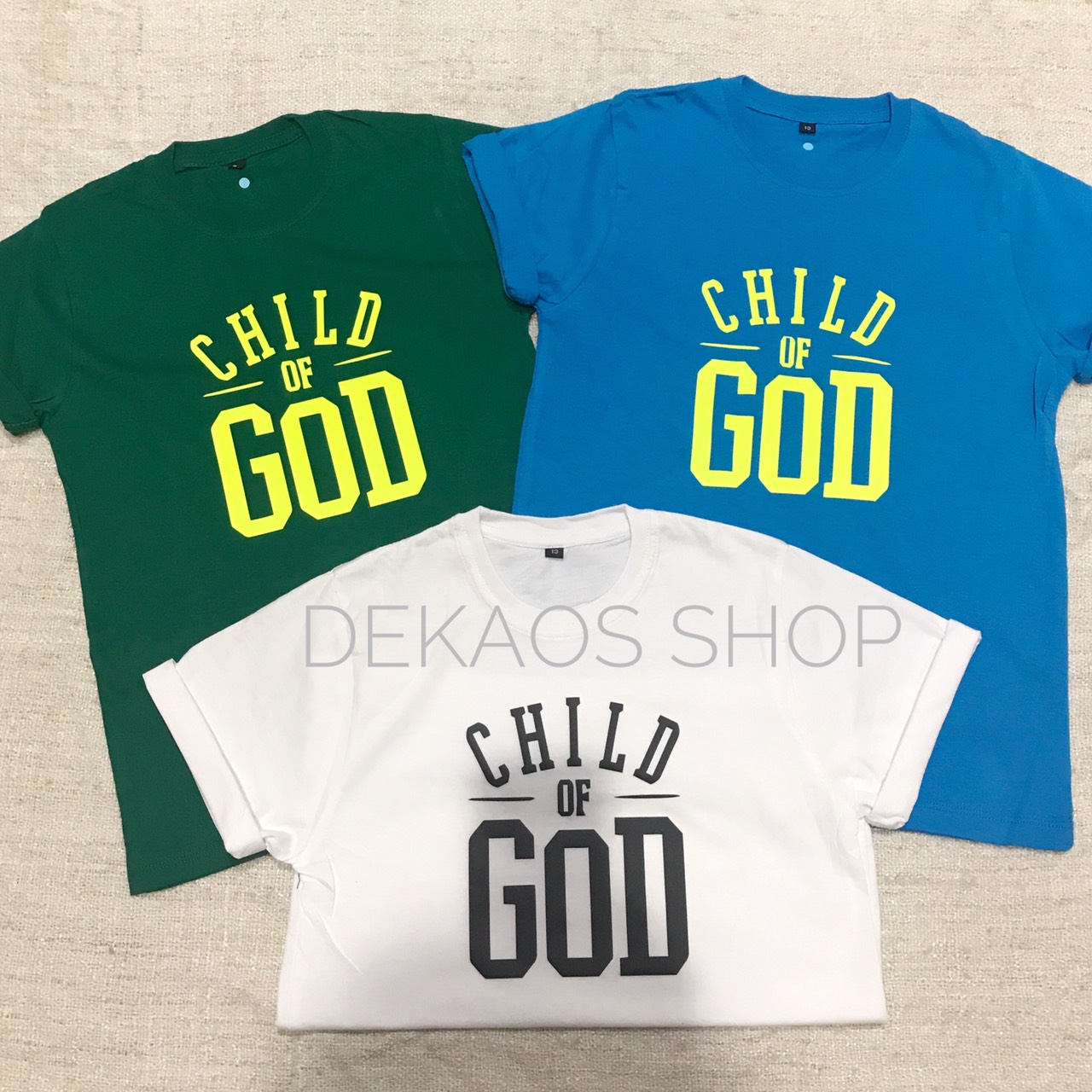 KAOS JESUS ANAK / KAOS ROHANI ANAK / BAJU ROHANI ANAK / KAOS BAJU ANAK / KAOS SALIB ANAK / ATASAN ROHANI ANAK / BAJU KAOS ROHANI KRISTEN ANAK / DEKAOS 570