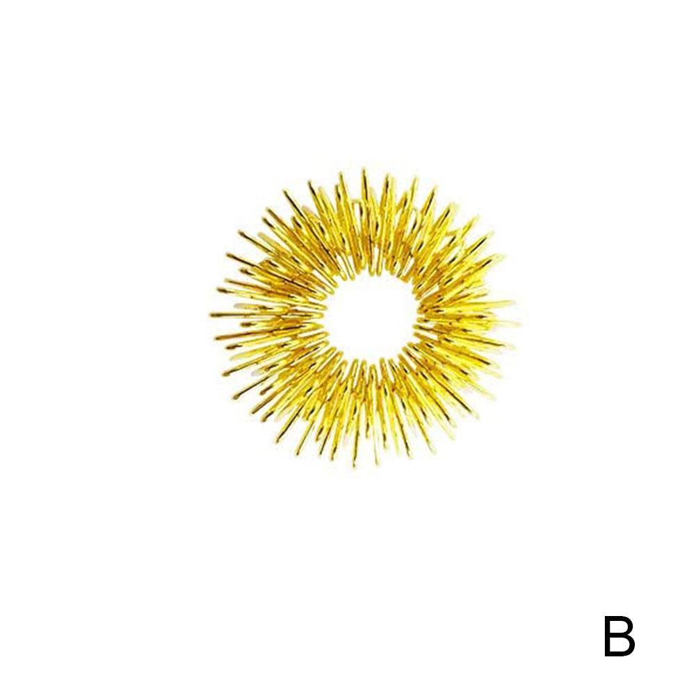 หกขาย Sensory แหวน Tingling To ของเล่นผ่อนคลายความเครียดความวิตกกังวลนิ้วมือแหวนบรรเทา แหวน Tingling แหวน/Shiatsu H1J6