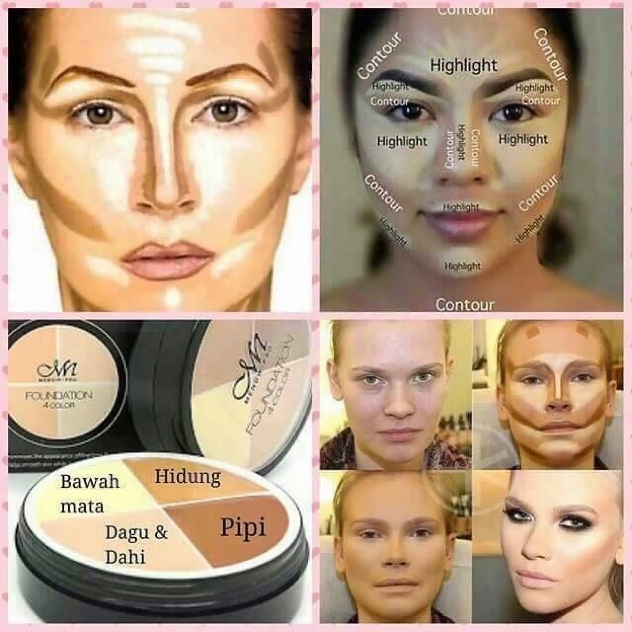 concealer dan contour