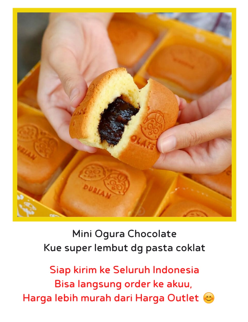 Oma Opa Cakery Mini Ogura (Coklat) | Lazada Indonesia