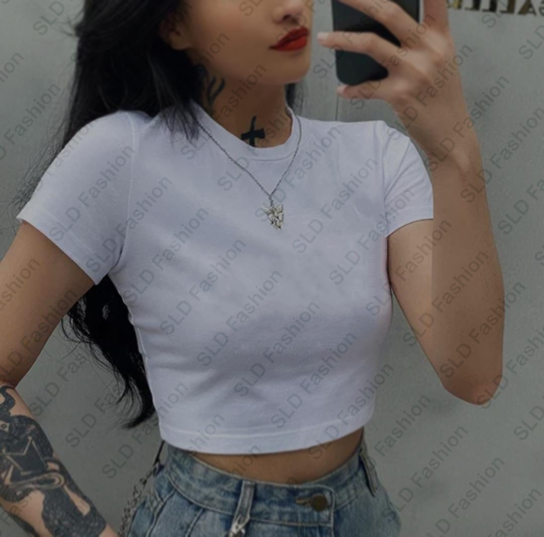 SLD Fashion - KAOS POLOS CROP TOP 