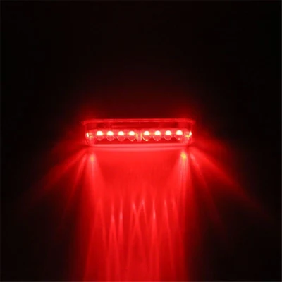 Anyike Motorbike Solar Energy LED Flashing Tail Light Waterproof Cycling Strobe Light Night Safety Warning Lights Motorcycle Accessories (1)