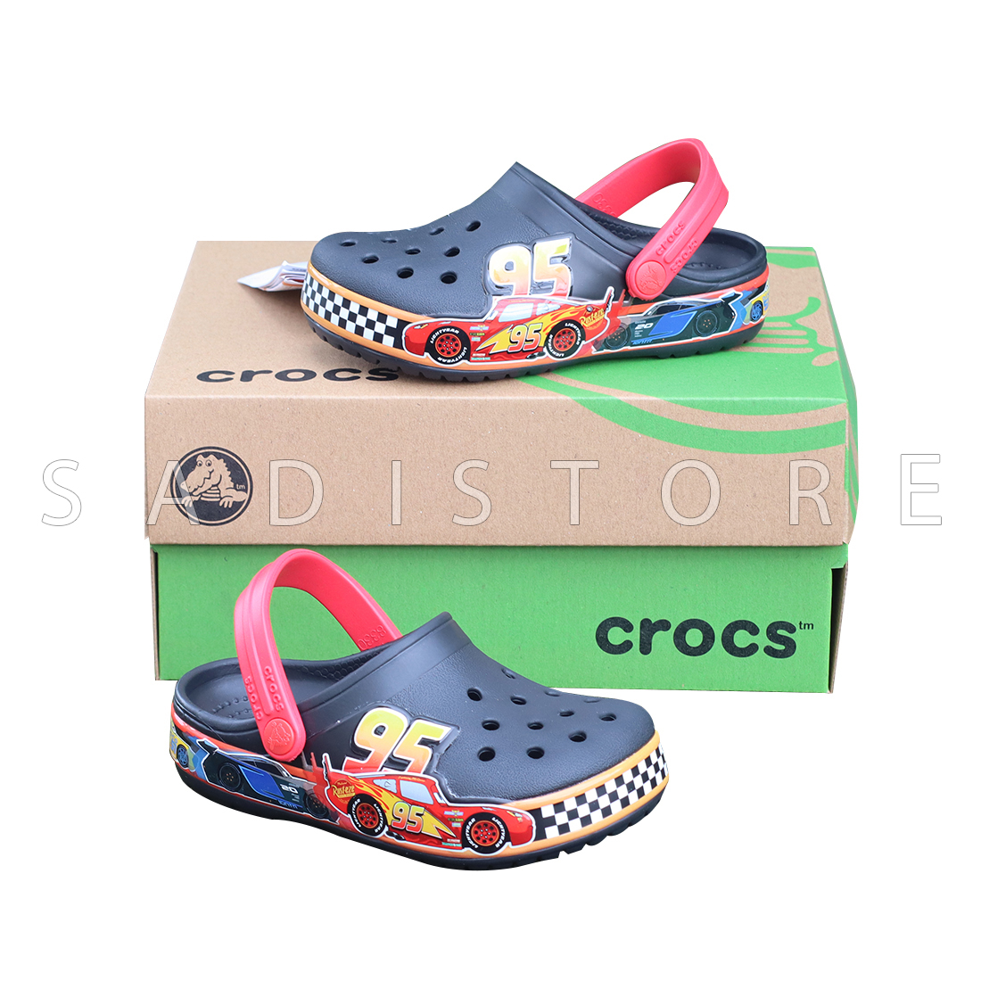 christmas light up crocs