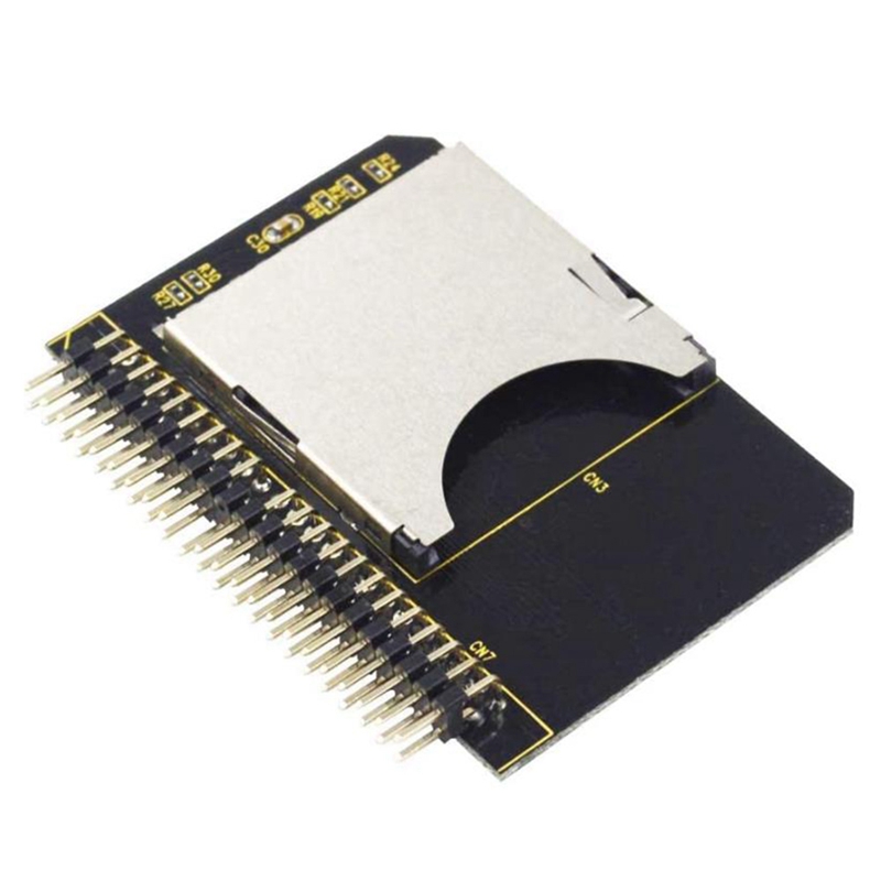 Ide sd adapter sd to 2.5 ide 44 pin adapter card 44pin male converter sdhc/sdxc/mmc memory card converter for laptop pc