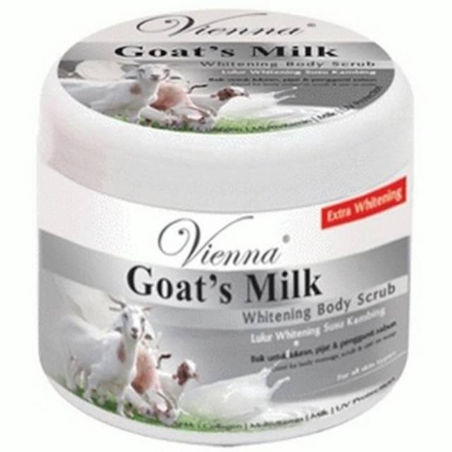 Loka Cod Vienna Goat S Milk Whitening Body Scub Lulur Susu Kambing 250gr Lazada Indonesia