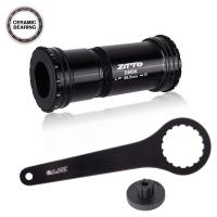 ZTTO Bottom Brackets Bb86 24mm Ceramic Bb92 Bb90 Press Fit Thread Lock for Road Bicycle Mountain Bike 24 Shaft Crankset Chainset