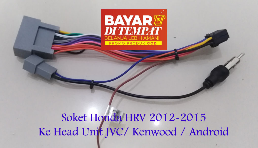 Soket PNP Honda HRV 2012-2015 ke Tape 