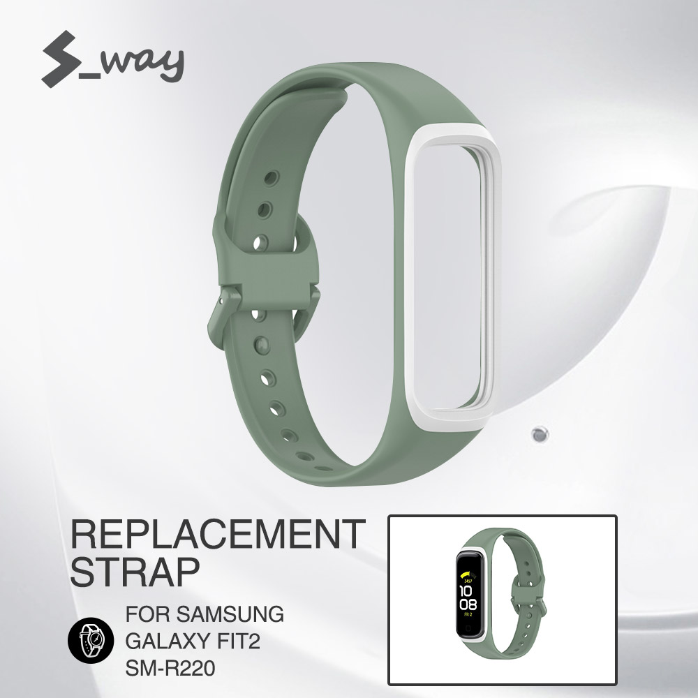 S-way Dây Đai Thể Thao Silicon Mềm, Dây Đeo Đồng Hồ Thay Thế Cho SM-R220 Samsung Galaxy Fit2 Dành Cho Samsung Galaxy Fit2