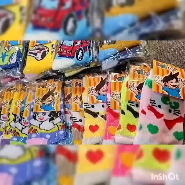 KAOS KAKI ANAK KARAKTER USIA 5TH - 12TH / KAOS KAKI ANAK SPANDEK MOTIF CEWEK COWOK / CHILDREN SOCKS UNISEX / STG7725