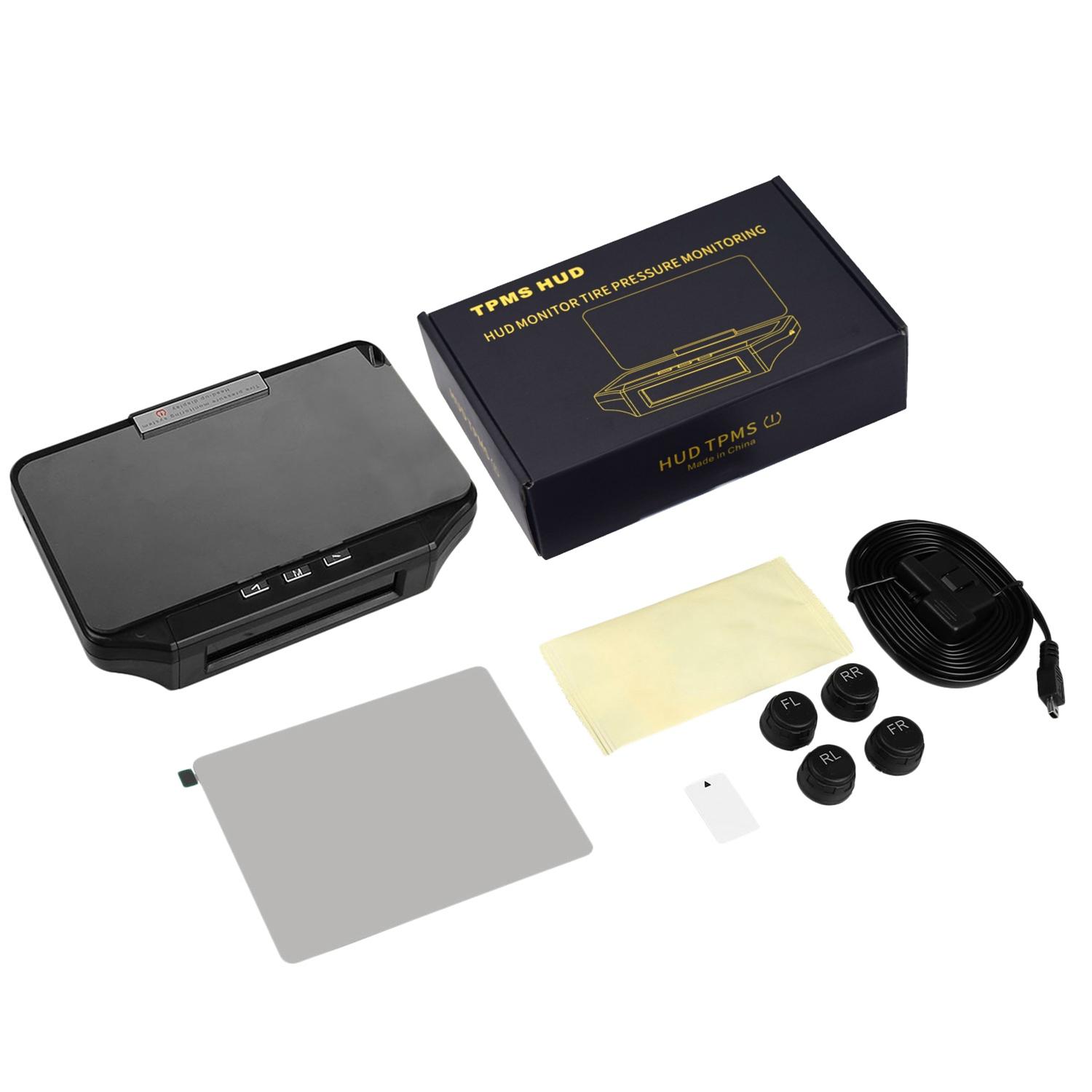 Tire Pressure Monitoring High-Precision Tire Testing Car Universal Hud Head-Up Display One Machine Water Temperature Tachometer Tire Pressure Monitoring High-Precision Tire Testing Car Universal Hud Head-Up Display One Machine Water Temperature Tachometer