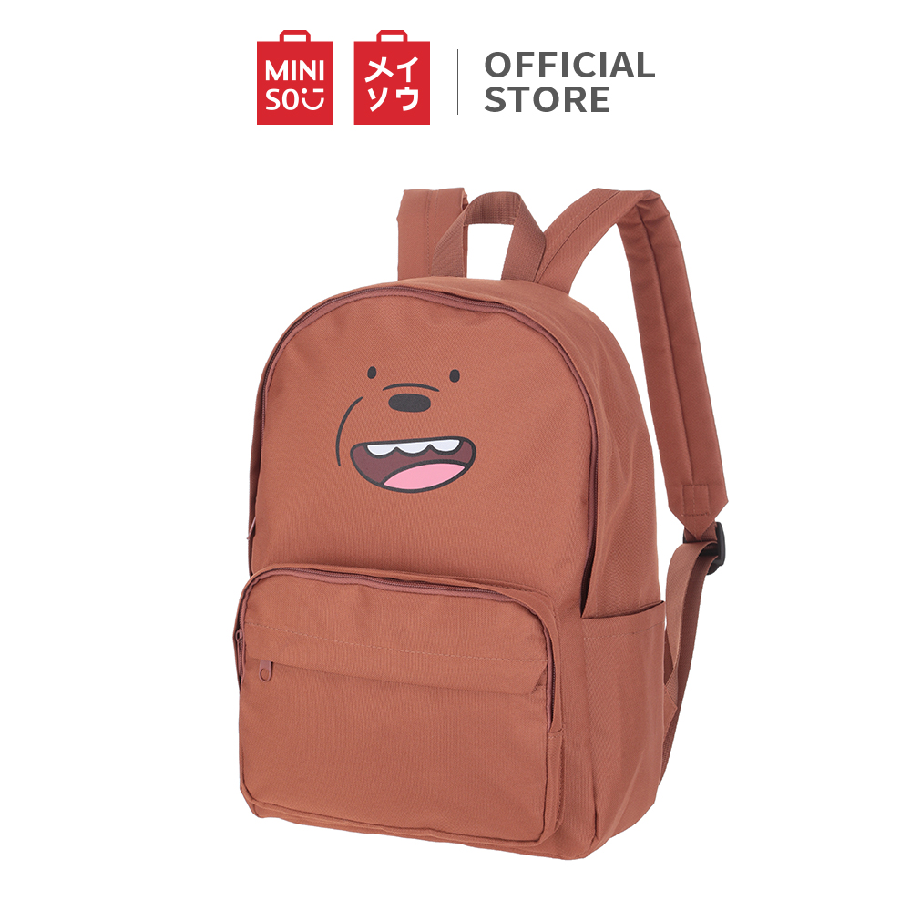 we bare bears backpack miniso