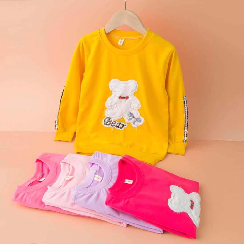 Baju Sweter Import Anak perempuan Usia 1-12 Tahun / Kaos import anak / Baju Anak Perempuan / Atasan Kaos Import Anak / Baju Lengan Panjang Anak Perempuan / Pakaian Anaka perempuan Import lanjola kids