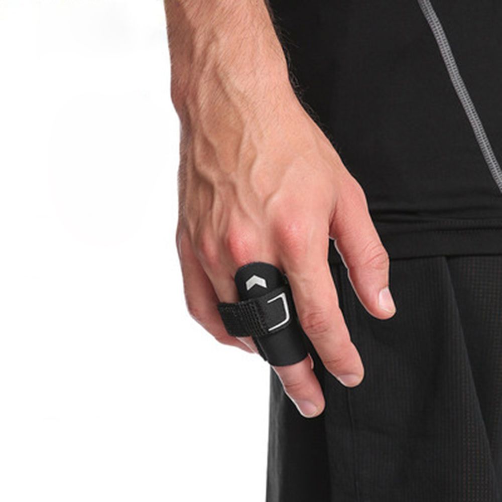 XINJI Breathable Airhole Built-In ที่ป้องกันอลูมิเนียมอุปกรณ์สวมนิ้วมือเพื่อการป้องกัน Wrap Finger Splint ผ้าพันแผล