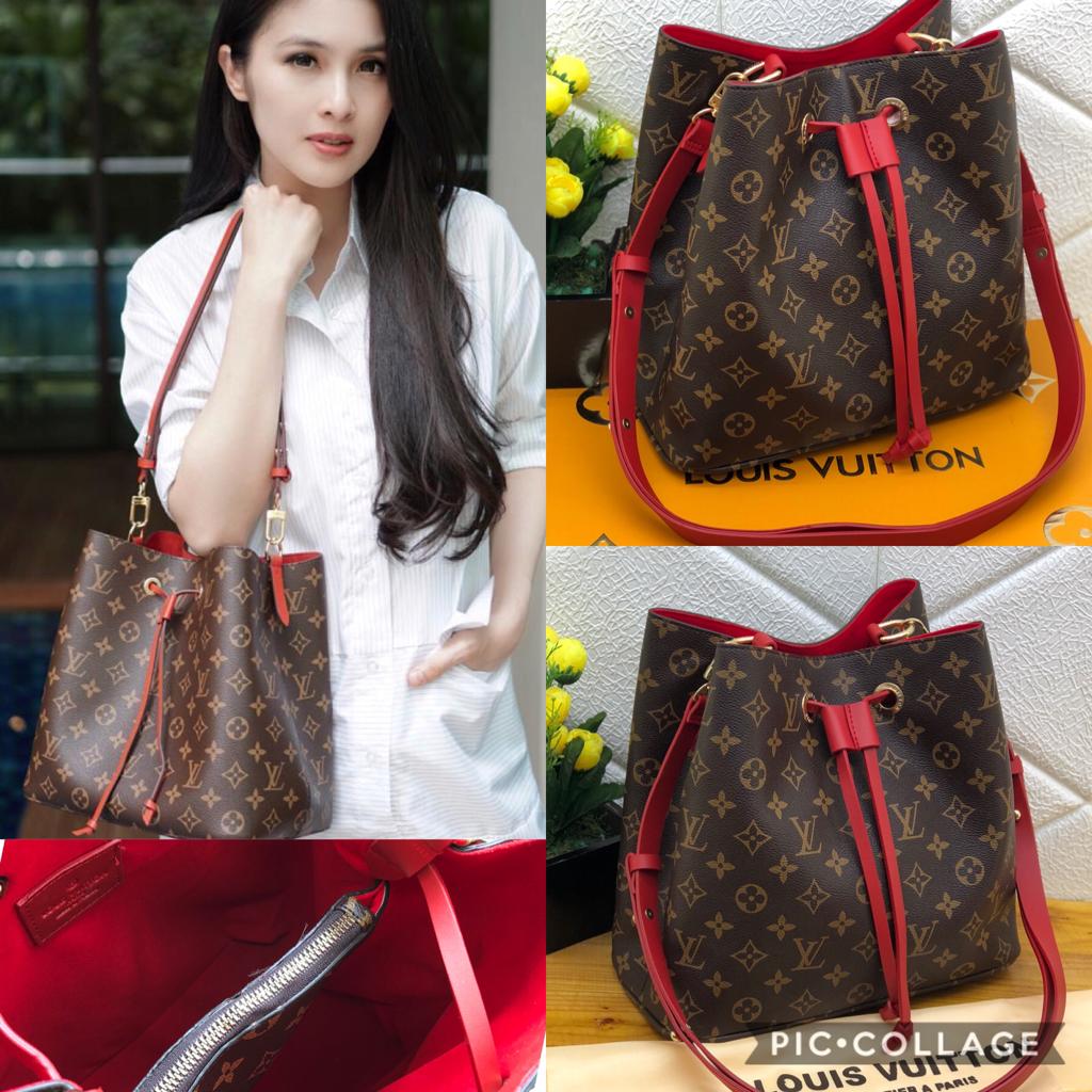 Jual Baru Tas Lv Neo Serut Lv Neo Drawstring Bag Lv Neo Noe