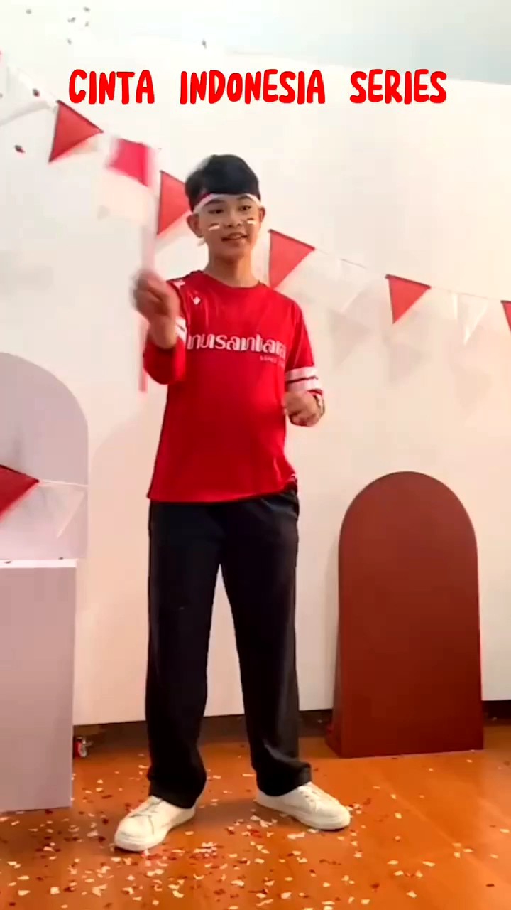 KAOS ANAK MERAH PUTIH SERI CINTA KEMERDEKAAN OSHIBY USIA 1-12 TAHUN