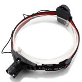 Genwiss 2000 lumens Q5 LED Headlight Headlamp Zoom in out Zoomable AAA Head lamp Rechargeable for Camping Biking Working Hunting Fishing Riding Walking(Black)(not include battery ) (Intl)