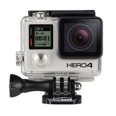 GoPro Hero 4 Action Cam - 12MP - Hitam