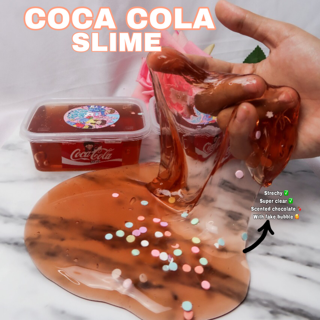 Coca cola slime