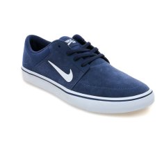 Nike SB Portmore Sepatu Lari Pria - Mid Navy-Putih-Gum Light Brown