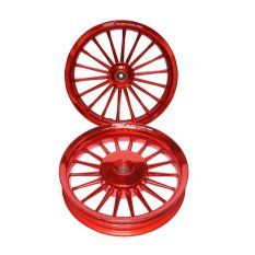 Power Velg Pelek Racing Tapak Lebar Palang 18 Classic Beat FI Merah