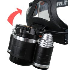 Sunwonder3*CREE XM-L T6 LED Rechargeable Headlamp, Headlamp Flashlight with LED Light for Running, Camping, Reading, Fishing, Hunting, Walking, Jogging +5000Lumens (Intl)