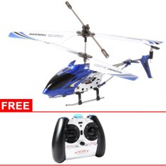 SYMA S107G Phantom 3.5CH Mini Metal RC Helicopter GYRO Genuine Blue - Intl
