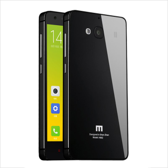 Ultrathin Metal Frame Phone Case for Xiaomi Redmi 2 / 2A (Black)